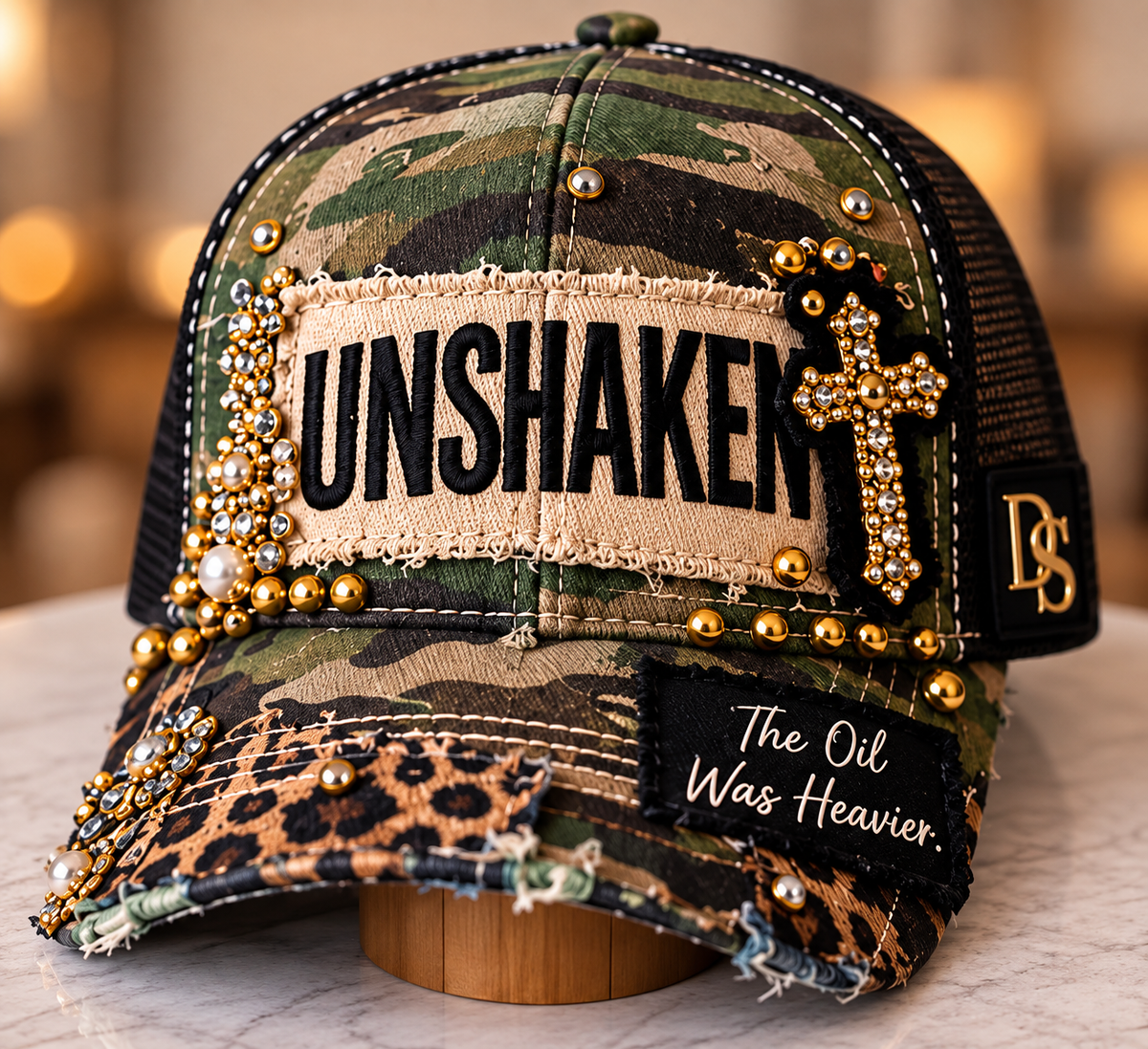 Approved Style 3 UNSHAKEN. hat clean front view