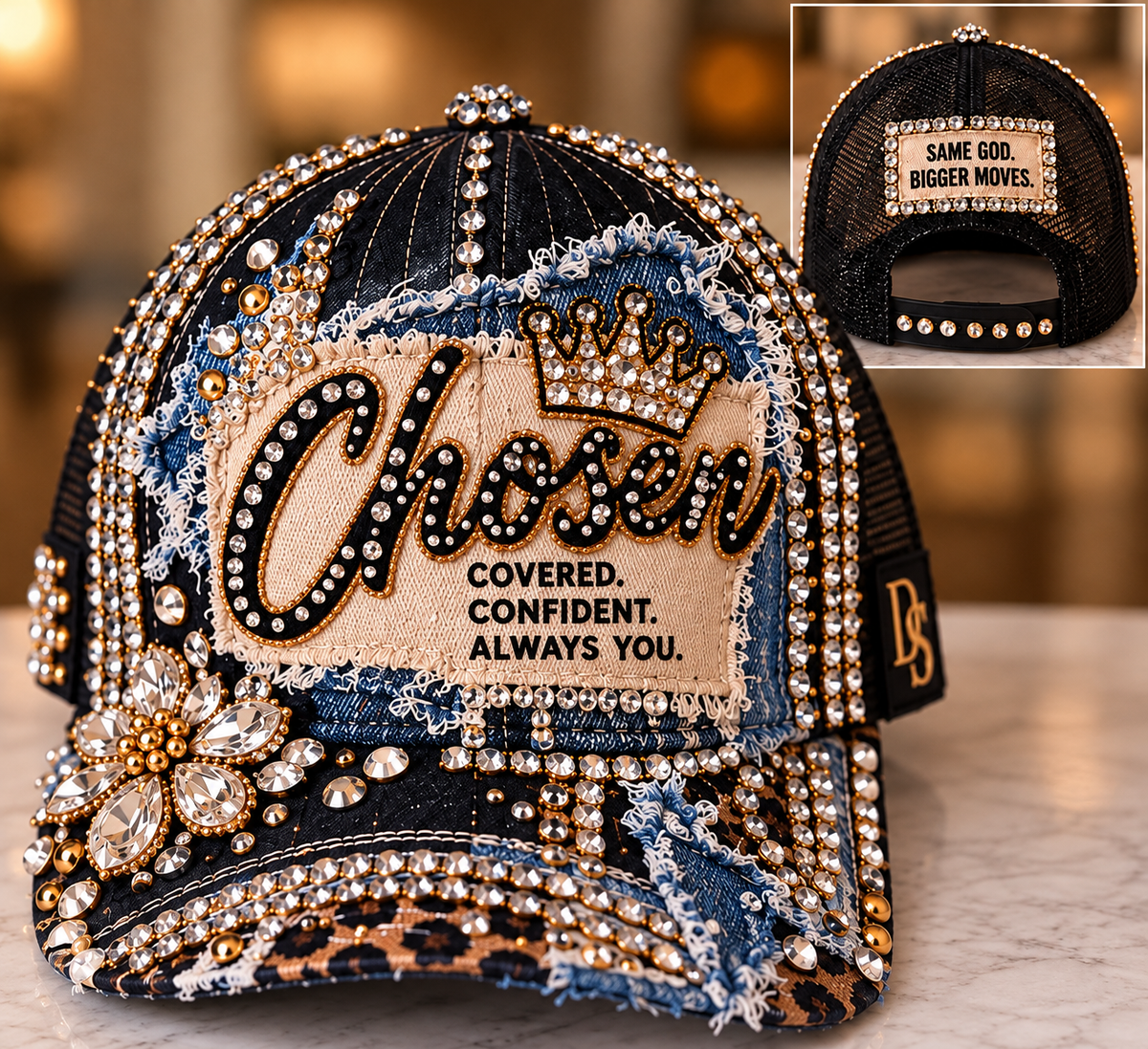 Approved CHOSEN. One-of-One Statement Hat front and back product image