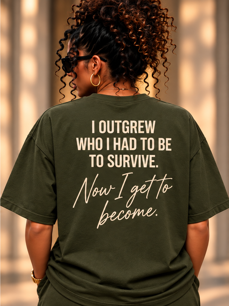 BECOMING. | Unisex T-Shirt back view