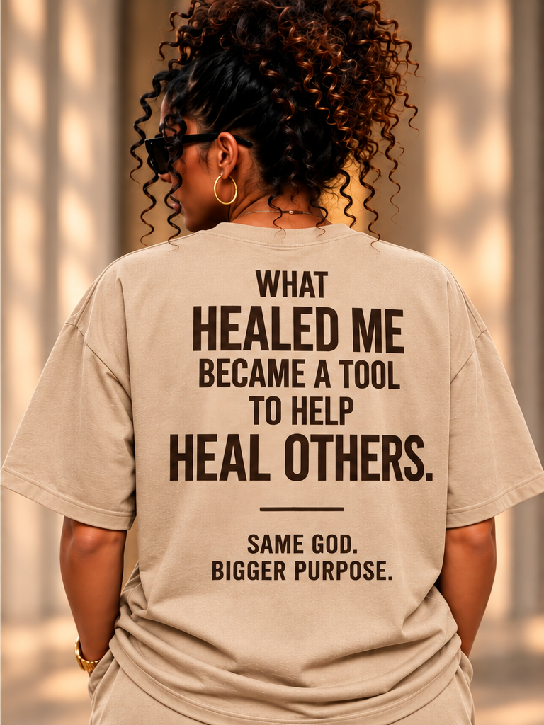 HEALING. | Unisex T-Shirt back view